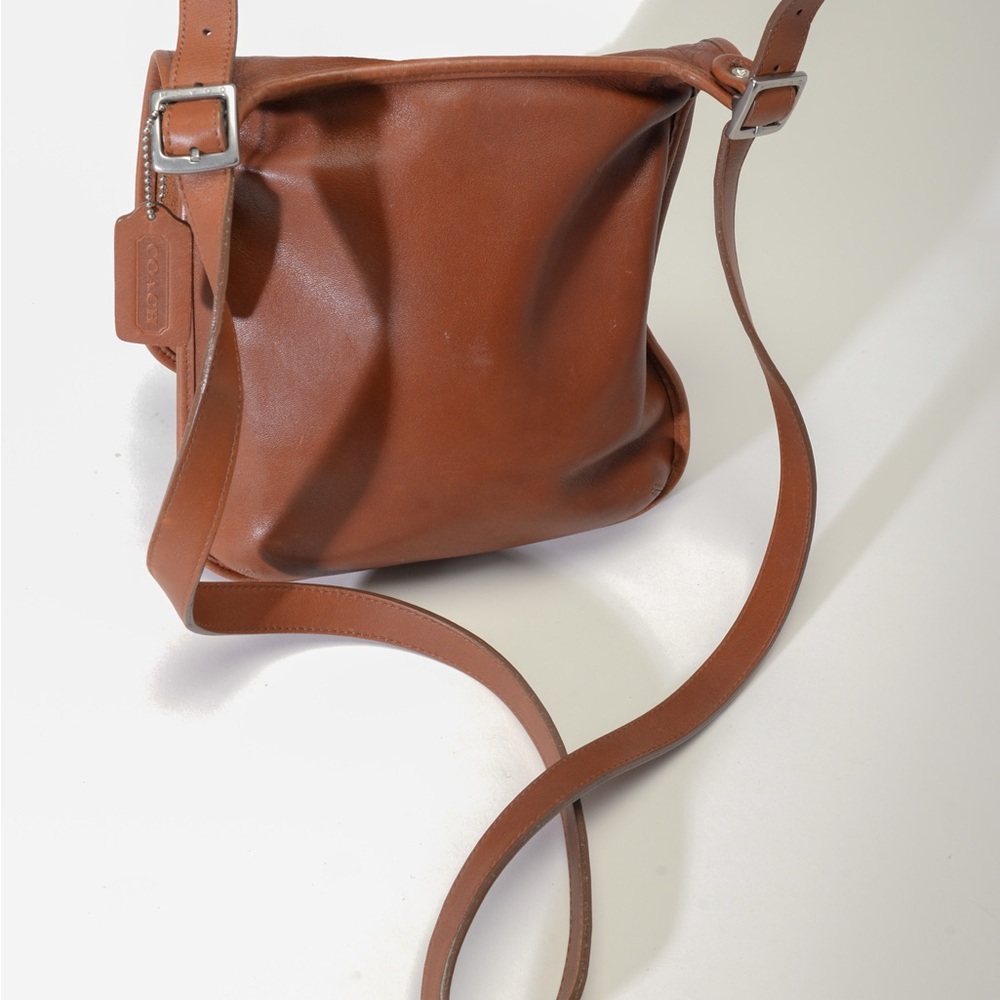 Coach Brown Leather Shoulder Bag - Picture 2 of 7